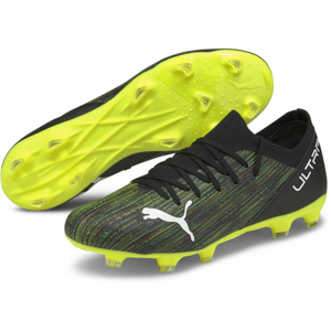 Puma ULTRA 3.2 FG/AG Pánské lisovky, Černá,Tmavě zelená,Bílá, velikost 44