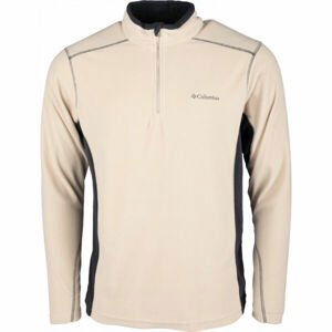 Columbia KLAMATH RANGE II HALF ZIP Pánská outdoorová mikina, Béžová,Černá,Šedá, velikost