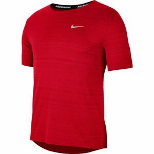 Nike DRI-FIT MILER Pánské běžecké tričko, červená, veľkosť L