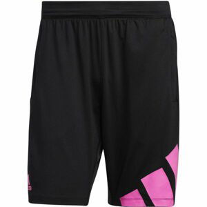 adidas 4K 3 BAR SHORT Černá M - Pánské sportovní šortky