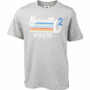Russell Athletic T-SHIRT JR Dětské tričko, šedá, velikost 116
