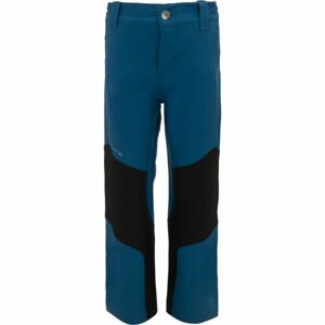 ALPINE PRO GOPALO Chlapecké softshellové kalhoty, modrá, velikost 140-146