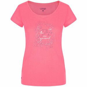 Loap BECA Dámské triko, růžová, velikost XL