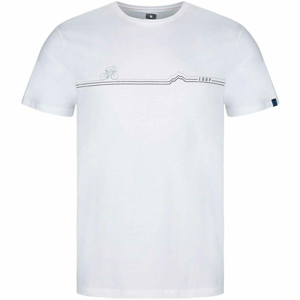 Loap ALIX Pánské triko, Bílá,Tmavě modrá, velikost XXXL