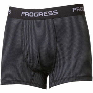 Progress MICROSENSE BX-M Pánské funkční boxerky, Černá,Šedá, velikost