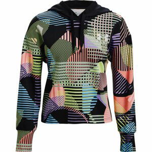 Under Armour RIVAL TERRY GEO PRINT HOODIE  XS - Dámská mikina