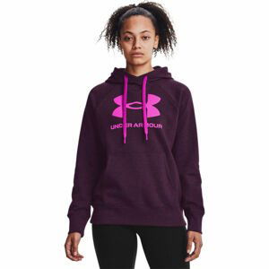 Under Armour RIVAL FLEECE LOGO HOODIE  XS - Dámská mikina