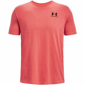 Under Armour SPORTSTYLE LC SS Pánské triko, červená, veľkosť L