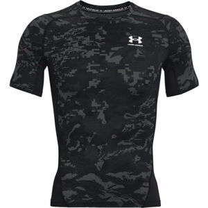 Under Armour HG ARMOUR CAMO COMP SS  XL - Pánské triko