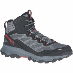 Merrell SPEED STRIKE MID GTX Pánské outdoorové boty, šedá, velikost 46