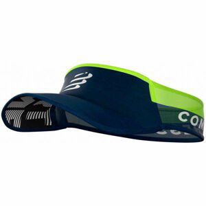 Compressport VISOR ULTRALIGHT Běžecký kšilt, Modrá,Zelená, velikost os