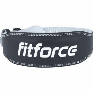 Fitforce FITNESS BELT Bederní pás na posilování, Černá,Bílá, velikost XL