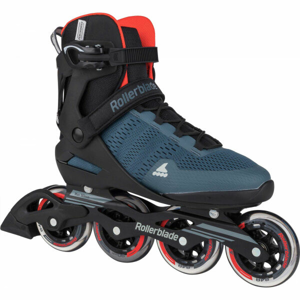 Rollerblade ASTRO 90 SP Pánské fitness brusle, Tmavě modrá,Černá, velikost 26