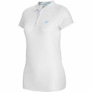 4F WOMEN´S T-SHIRT Dámské polo tričko, bílá, velikost