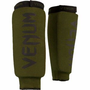 Venum KONTACT SHIN GUARDS Chrániče holení, khaki, velikost XL