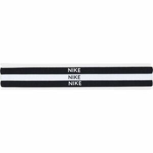 Nike ELASTIC HAIRBANDS 3PK Dámské sportovní čelenky, černá, velikost osfm