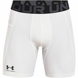 Under Armour HG ARMOUR SHORTS Pánské kraťasy, bílá, veľkosť M