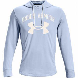 Under Armour RIVAL TERRY BIG LOGO HD Pánská mikina, světle modrá, velikost M