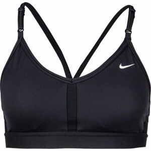 Nike DF INDY V-NECK BRA W Dámská sportovní podprsenka, černá, velikost L