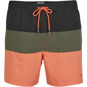 O'Neill PM FRAME BLOCK SHORTS Oranžová L - Pánské šortky do vody