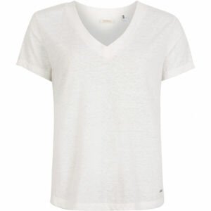 O'Neill LW ESSENTIALS V-NECK T-SHIRT Dámské tričko, bílá, velikost L