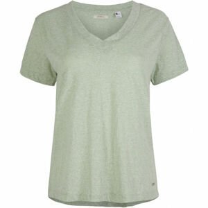 O'Neill LW ESSENTIALS V-NECK T-SHIRT Dámské tričko, světle zelená, velikost S