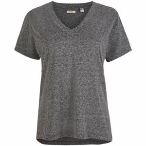 O'Neill LW ESSENTIALS V-NECK T-SHIRT Dámské tričko, Tmavě šedá, velikost M