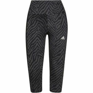 adidas ZBR CAPRI Dámské 3/4 legíny, tmavě šedá, velikost M