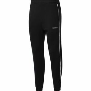 Reebok TRAINING ESSENTIALS PIPING JOGGER Pánské tepláky, černá, velikost L