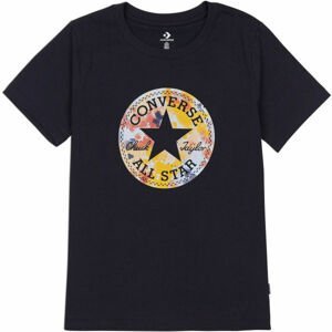 Converse FESTIVAL PRINT CHUCK PATCH INFILL Dámské tričko, černá, velikost S