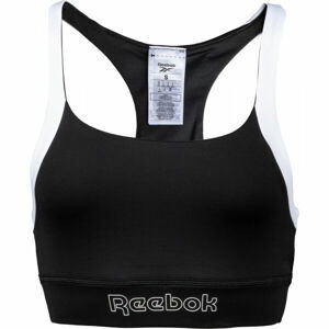 Reebok PIPING PACK BRALETTE Podprsenka, černá, veľkosť L