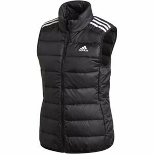 adidas ESS DOWN VEST Dámská vesta, Černá,Bílá, velikost L