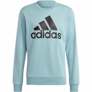 adidas BL FT SWEATSHIRT Pánská mikina, světle modrá, veľkosť XL