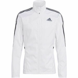 adidas MARATHON JKT Pánská běžecká bunda, Bílá,Černá, velikost