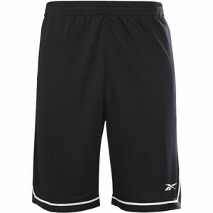 Reebok WOR MESH SHORT Pánské šortky, Černá,Bílá, velikost L