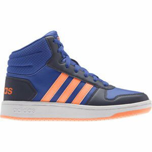 adidas HOOPS MID 2.0 K Dětské tenisky, modrá, velikost 38