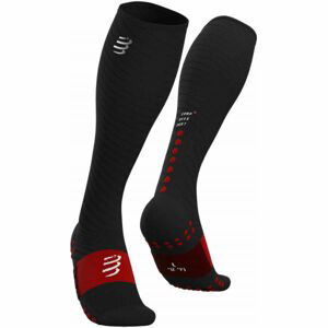 Compressport FULL SOCKS RECOVERY Kompresní podkolenky, černá, veľkosť 3M