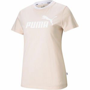 Puma AMPLIFIED GRAPHIC TEE Dámské triko, Růžová,Bílá, velikost