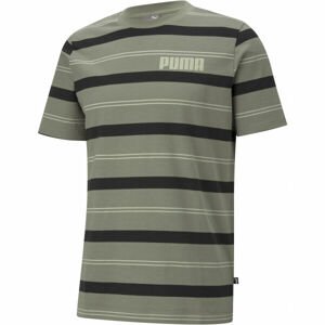 Puma MODERN BASICS ADVANCED TEE Pánské triko, zelená, velikost