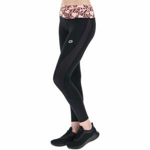 Lotto RUN & FIT LEGGINGS Dámské sportovní legíny, černá, veľkosť XS