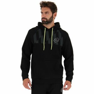 Lotto LOGO VI HOODIE Pánská mikina, černá, veľkosť XXL