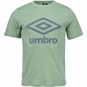 Umbro LARGE COTTON LOGO TEE Pánské triko, světle zelená, velikost XXL