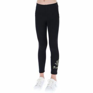 Lotto SMART G III LEGGING JS STC Dívčí legíny, Černá,Bílá, velikost M