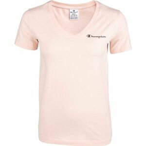 Champion V-NECK T-SHIRT Dámské tričko, růžová, velikost S