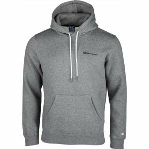 Champion HOODED SWEATSHIRT Pánská mikina, Tmavě šedá,Černá, velikost