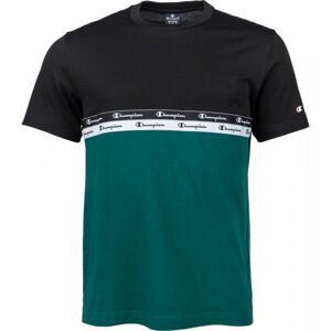 Champion CREWNECK T-SHIRT Pánské tričko, zelená, velikost S