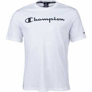 Champion CREWNECK T-SHIRT Pánské tričko, Bílá,Černá, velikost M
