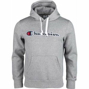 Champion HOODED SWEATSHIRT Pánská mikina, šedá, velikost L