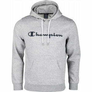 Champion HOODED SWEATSHIRT Pánská mikina, šedá, velikost XL