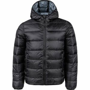 Champion HOODED JACKET Černá L - Pánská prošívaná bunda